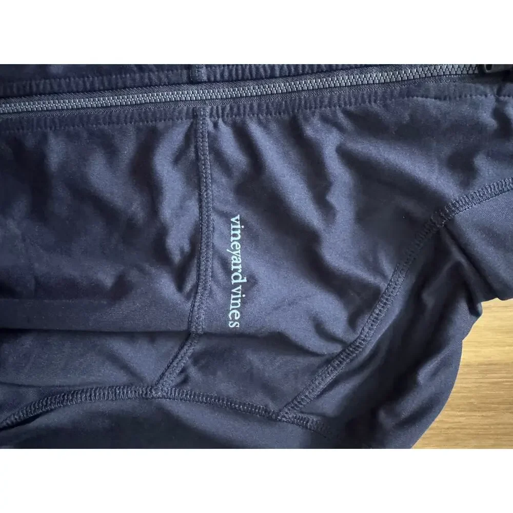 Vineyard Vines Performance Full Zip Athletic Jacket Navy Size L - Picture 3 of 3